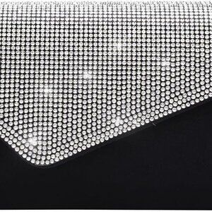 Rhinestone Clutch Purse Velvet Small Evening Bag Wedding Party Gift